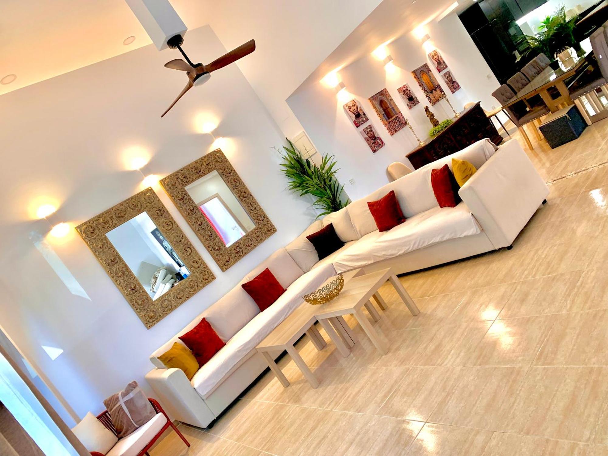 Amplia Vivienda New Para12 Pers A 4 Min Caminando De Playa Con Terraza, Piscina Com, Wifi, Ventiladores De Techo, Lavavajillas Roquetas de Mar Buitenkant foto